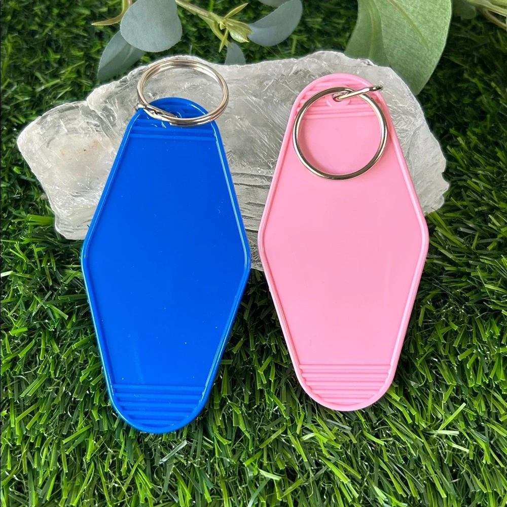 Two Custom Made Key Chain Bag Charms NWOT